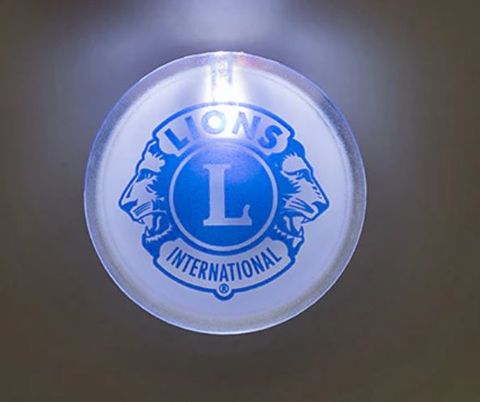 Lions Ligjt up Button