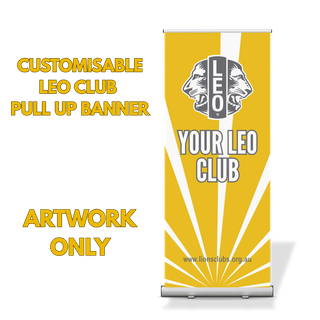Leo Pull Up Banner