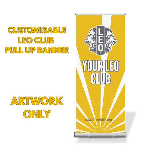 Leo Pull Up Banner