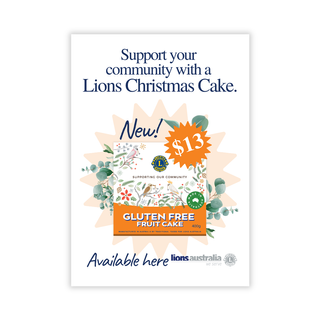 GLUTEN FREE CAKE POSTER 10 PK