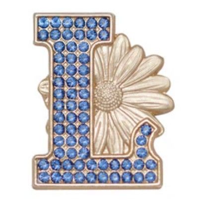 L Daisy Pin - Gold