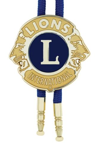 EMBLEM BOLO TIE WITH CORD