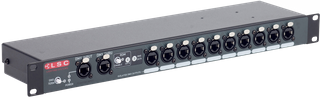 LSC Control; MDR Splitter; 10 Way; Rack Mount; RDM; Ethercon; IEC