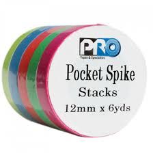 Shurtape Fluorescent Spike Stack 12.5mm x 5.4m roll