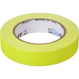 Shurtape Fluorescent Yelllow Tape 25mm x 22.8m roll
