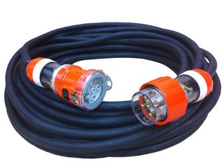 32A 3 Phase Extension; 6mm; PDL 56 Series; 5 Pin; Heatshrink; 30m