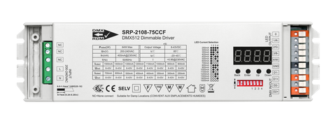 75W DMX & RDM LED Driver; CC; 230VAC