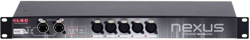LSC Control; NEXUS; Rackmount; 5 Port; DMX/Ethernet Node; Powercon