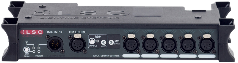 LSC Control; MDR Splitter; 5 Way; Truss Mount; RDM; 5 Pin; Powercon