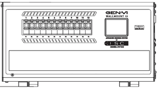LSC Control; GENX Dimmer; Wall Mount; 12 Channel; 10 Amp; Terminals