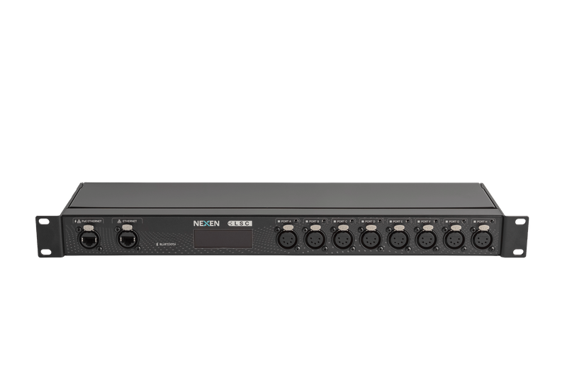 LSC Control; NEXEN; 2 Port; 5 Pin FXLR; 8 Way; RDM; Rackmount