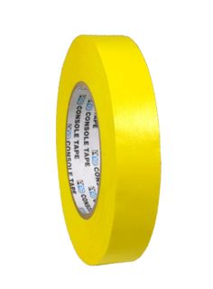 Pro Gaff Pro Console Tape Yellow 25mm x 54.5m