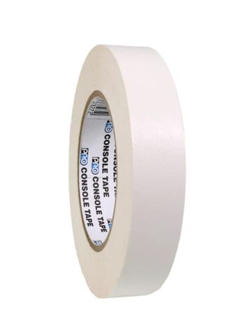 Pro Gaff Pro Console Tape White 25mm x 54.5m