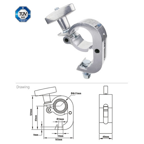 Handcuff/Scanner Clamp