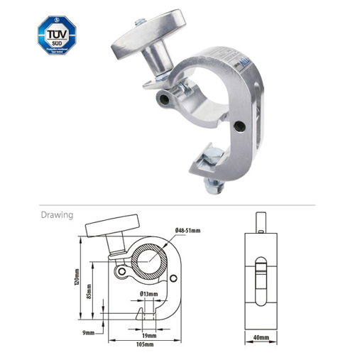 Handcuff/Scanner Clamp