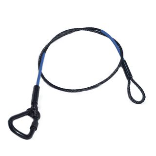 Safety Wire 5.0mm, black 100cm Long (50kg load)