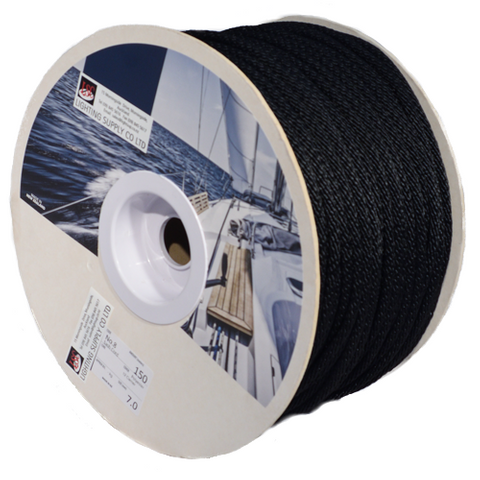 Sashcord No 8 Black 150m 7.0mm