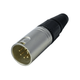 XLR 5 Pin Connector Chord Mount Male Gold Pin