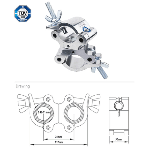 Swivel Coupler Aluminium