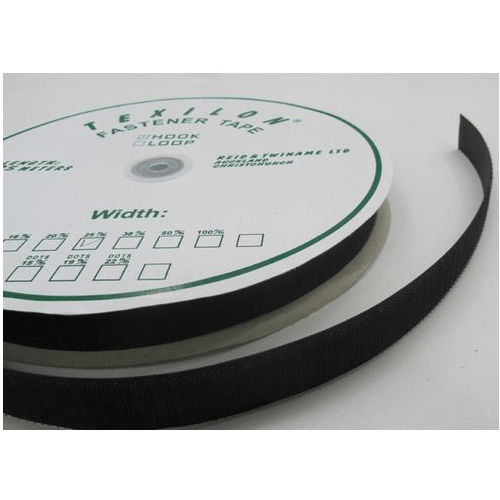 Texilon Loop Sticky 20mm x 25m Black