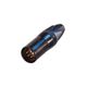 Neutrik 5 Pin Male Cable Connector with Black Housing and Gold Contacts.