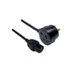 2 mtr IEC Lead with Tapon Plug 1.5mm