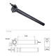 Boom Arm 500mm Black