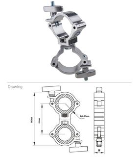 Swivel Black Burger Coupler
