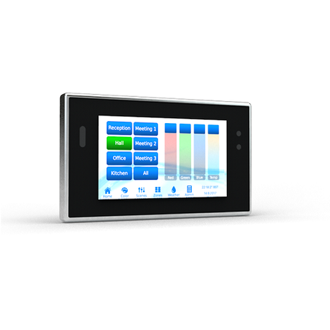 Touch Panel Station 4.3" colour touch screen, PoE, Black-Black