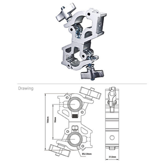 Nugget Coupler Swivel Silver