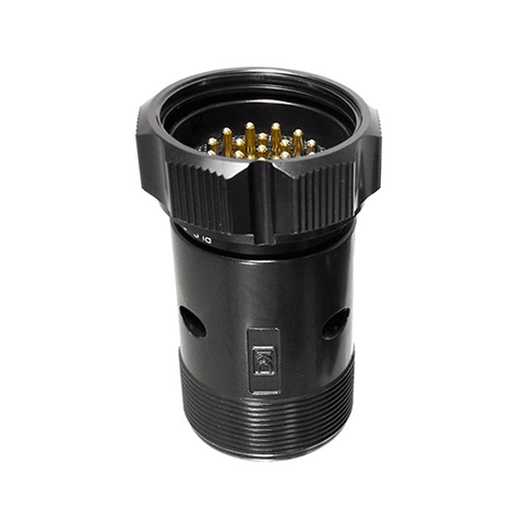 19 Pin Solder Line Male with Locking Ring