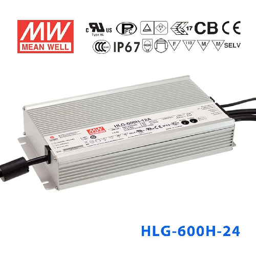 Mean Well HLG 600w 24vdc CC/CV PSU