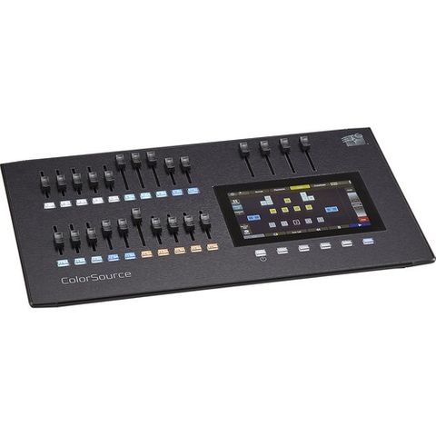 ColorSource 20 Console AV, 20 Faders, 2 DMX ports, sACN, HDMI