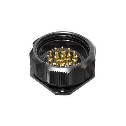 19 Pin Panel Mount Male with Lock Ring