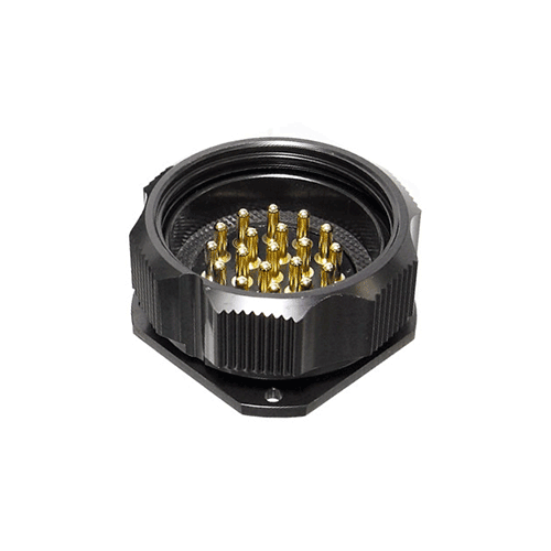 19 Pin Panel Mount Male with Lock Ring