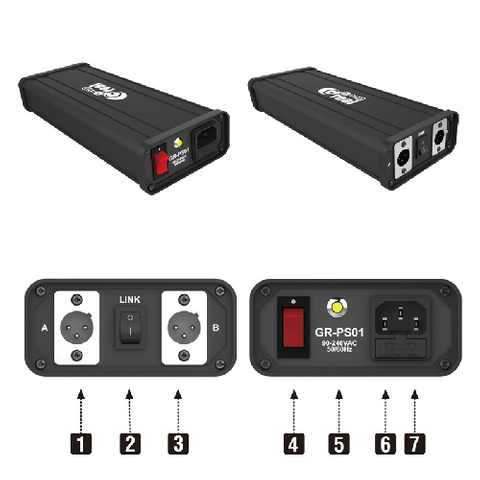 GR-PS01  Power Supply for up to 20 BSP-1