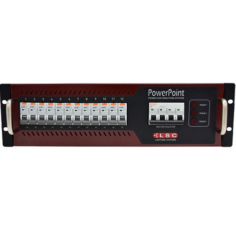 Powerpoint Distro 12 x 16 Amp with 2 x Soco
