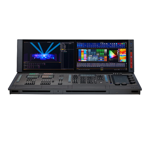 EOS Apex 10 Lighting Console 24K Output; 2x 24" Displays