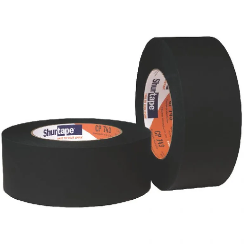 Shurtape CP743 Black Masking Tape 48mm x 55m