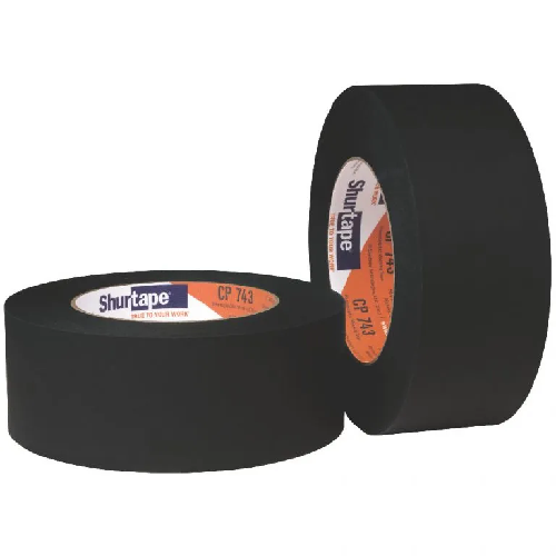 Shurtape CP743 Black Masking Tape 48mm x 55m