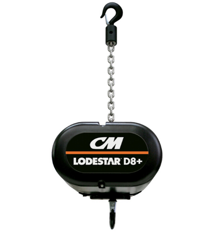 CM Lodestar 1000KG D8+ Chain Hoist Model L 4.9 m/min  no chain or bag