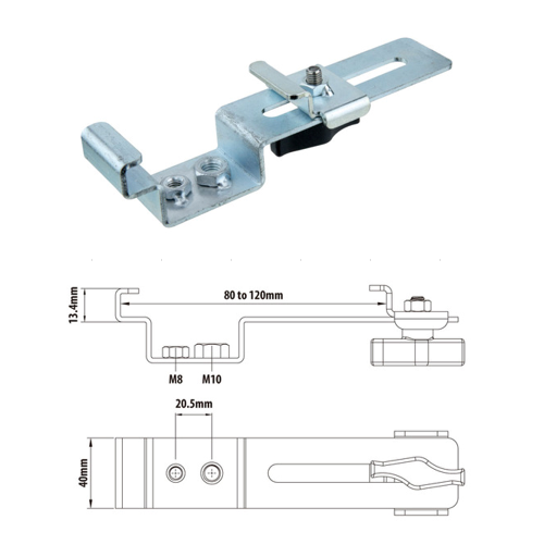 Light Duty Steel Tent Clamp (Kader clamp)