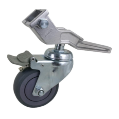 KC-100G 100mm Caster wheel with Brake set of 3