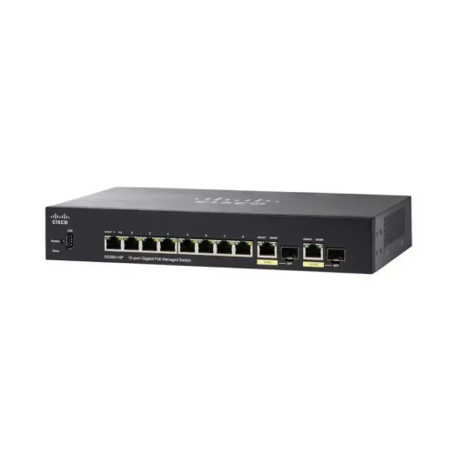 Cisco SG350-10P 10-port Gigabit POE Managed Switch