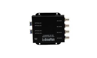 BroaMan 4x Fibre to 3G-SDI video converter