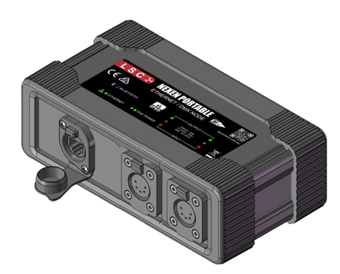 NEXEN-DIN 2 Port DMX/RDM Portable Node IP65 Rated