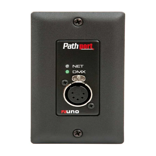 6101 Pathport UNO Gateway, 1 XLR5F DMX Output,  Black