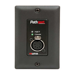 6101 Pathport UNO Gateway, 1 XLR5F DMX Output,  Black