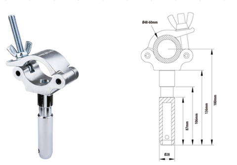 MIighty Coupler w/28mm Spigot