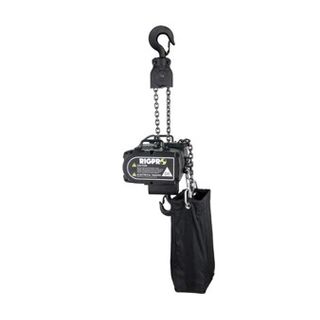 RigPro 2 TON Chain Hoist, 20m X 7.1mm Chain, Chain Bag, 16A Cee Plug 400v/3P/50H